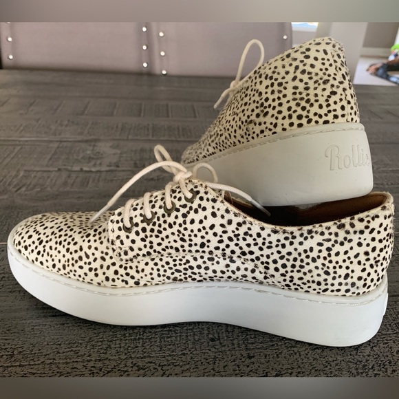 ROLLIE Nation Sneakers Womens
39 US 8 Derby City Snow Leopard
Platform Pony Hair - Picture 1 of 9